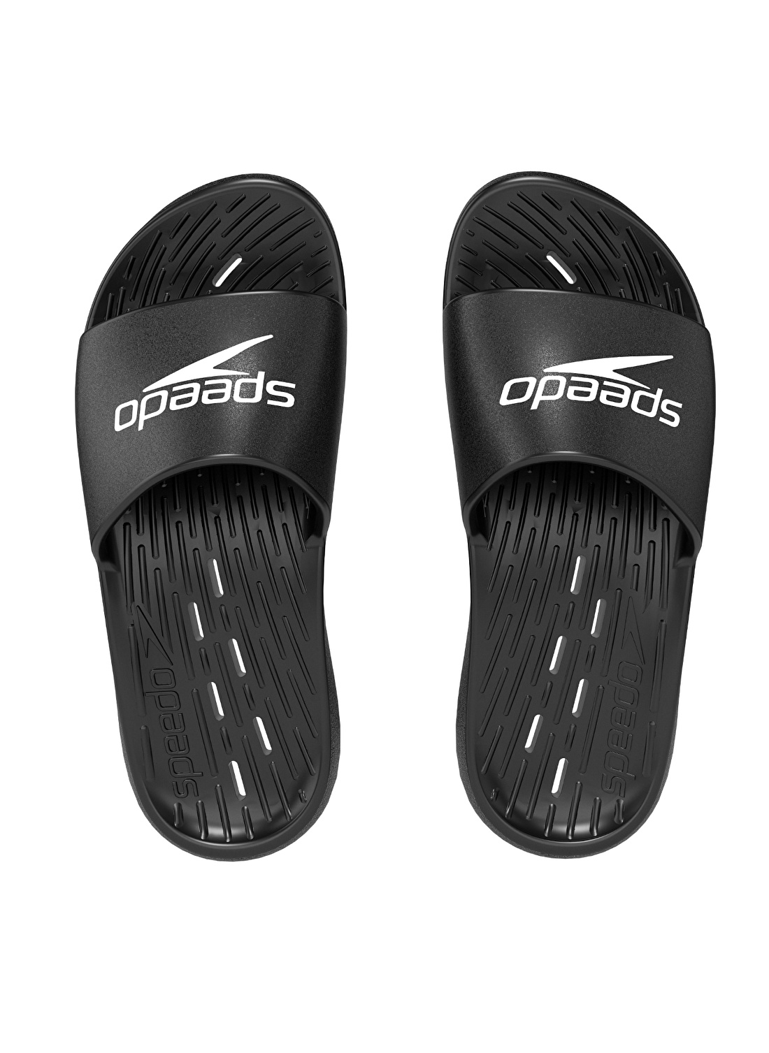 SPEEDO ONE PIECE WOMEN'S SLIDES WHITE/BLACK